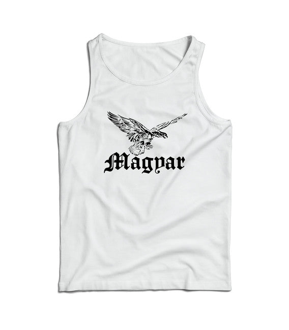 DRAGOWA herren-Tanktop Turul-Vogel, weiß 160 g/m2