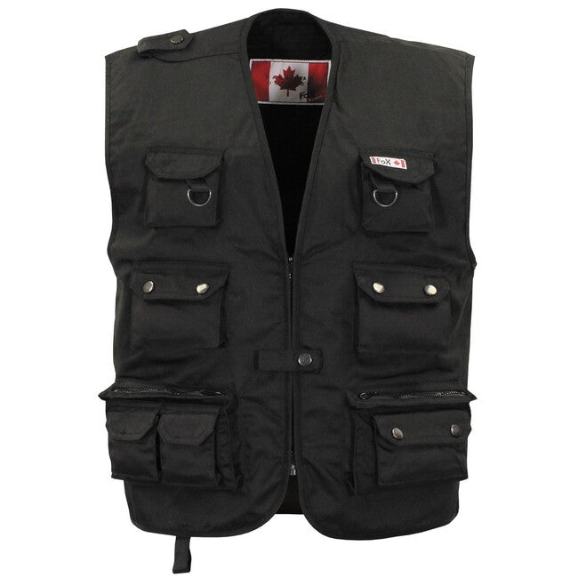 Fox Outdoor Weste, schwarz