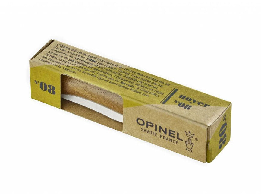 Opinel VRI N°08 Inox, Walnuss