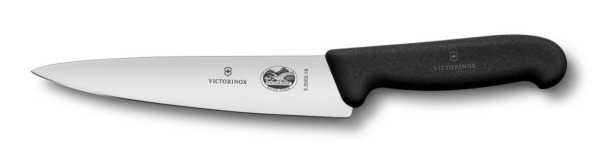 Victorinox kuchársky nôž Fibrox, čierny