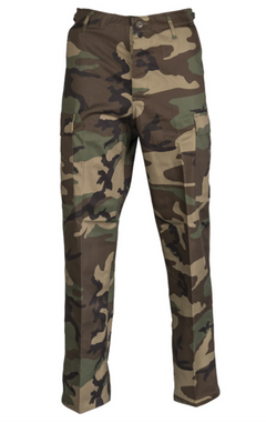 Mil-Tec US BDU Ranger Trousers, Woodland