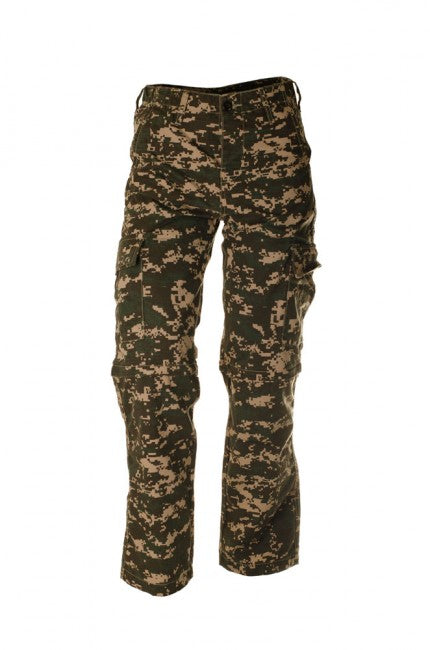 O&T Hose Cityhunter Rip-Stop Herren- digital woodland braun
