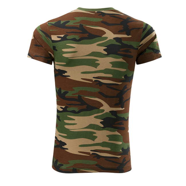 DRAGOWA Kurz-T-shirt army, woodland 160g/m2
