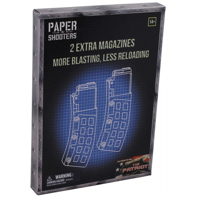 PAPER SHOOTERS Patriot Ersatzmagazine für, 2 Stück