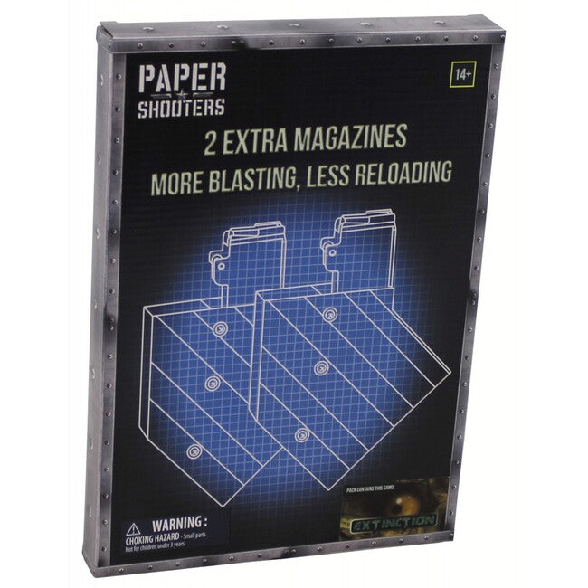 PAPER SHOOTERS Faltpistolen-Set PAPER SHOOTERS Magazin Extinction, 2er-Pack
