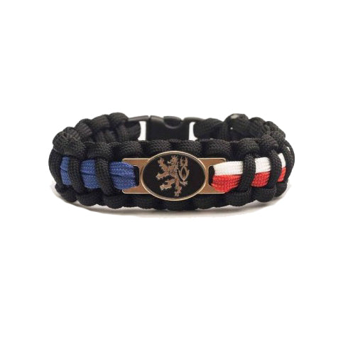 Cordell paracord Armband Cesky lev sirka 1,9cm, schwarz