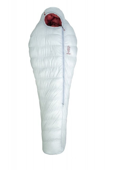 Patizon G1100 L Winterschlafsack Links, Silber/Rot