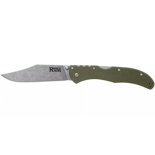 Cold Steel Range Boss Μαχαίρι με Κλιπ, Λαδί Λαβή