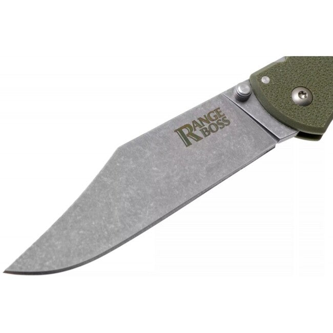 Cold Steel Range Boss Μαχαίρι με Κλιπ, Λαδί Λαβή
