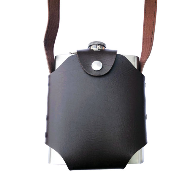 O&T Flachmann Pelan 1,9 l, Edelstahl