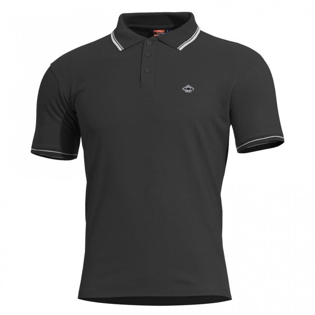 Pentagon Poloshirt Aniketos, schwarz