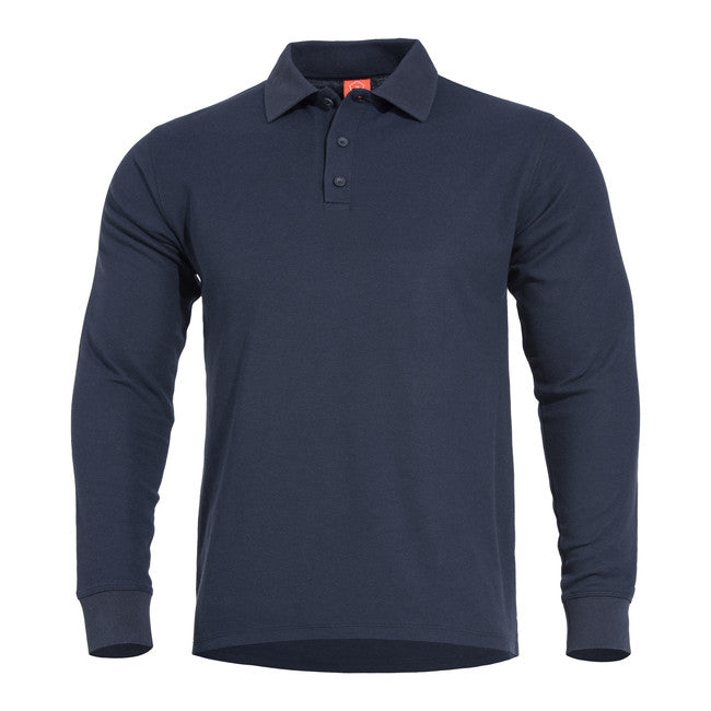 Pentagon T-Shirt Langarm Aniketos, navy blau