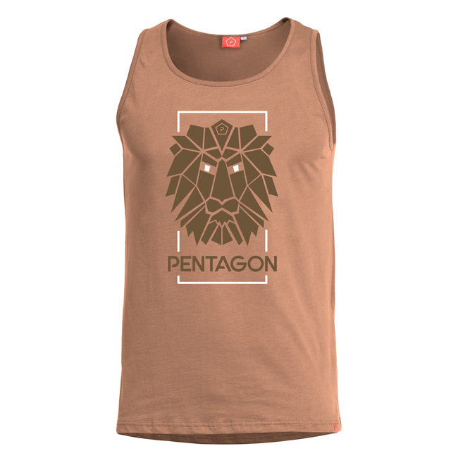 Pentagon Tanktop Astir Lion, coyote