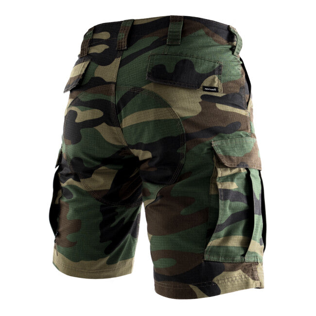 Pentagon Shorts BDU 2.0 Rip Stop, woodland