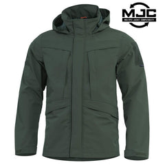 Pentagon Hurricane Shell Herren Jacke, Forest Night grün