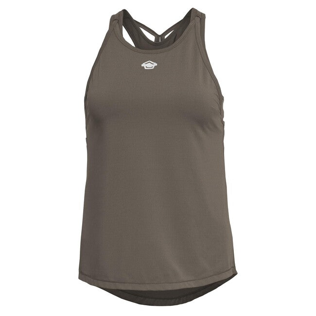 Pentagon Damen- Sport- T-Shirt bez Ärmel Unity Mesh Tank Top, dunkelgrau
