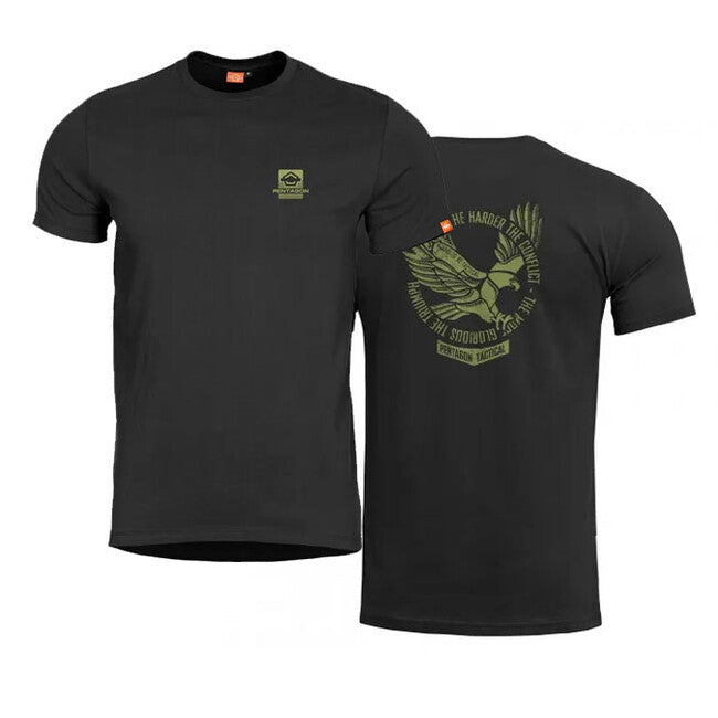 Pentagon T-Shirt Eagle, schwarz