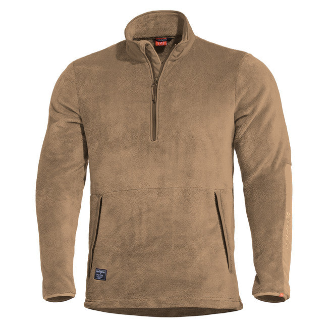 Pentagon Grizzly fleece sweater, coyote, coyote