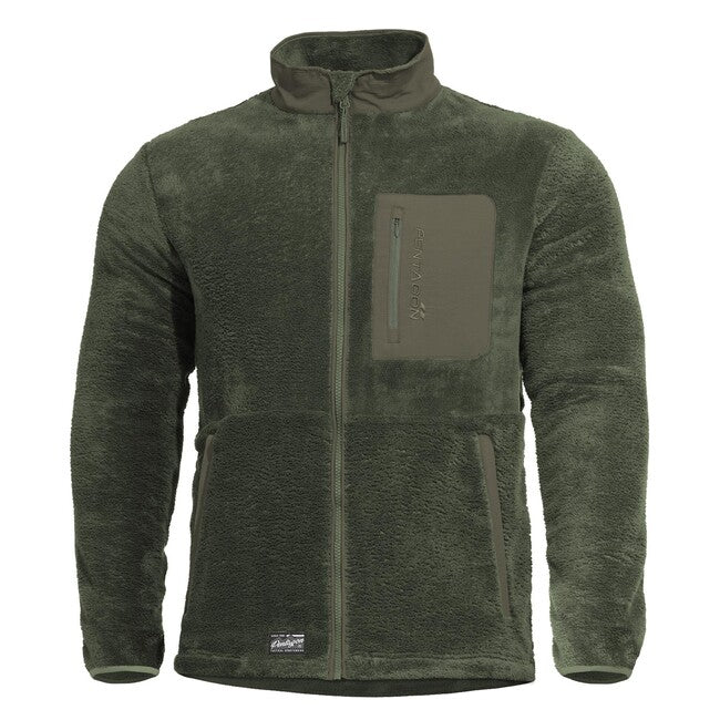 Pentagon Fleece- Sweatshirt Grizzly, RAL7013