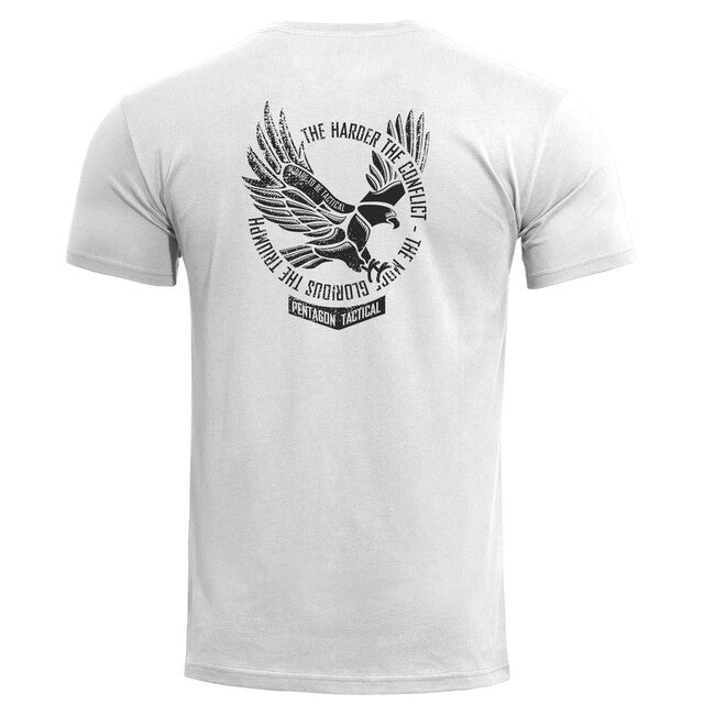 Pentagon T-Shirt Ageron Eagle, weiß