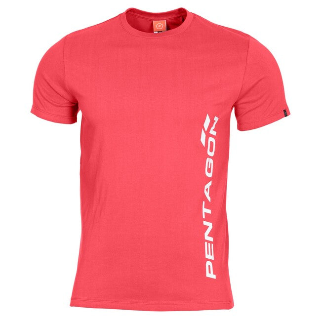 Pentagon kurz T-Shirt Ageron, Lava Red