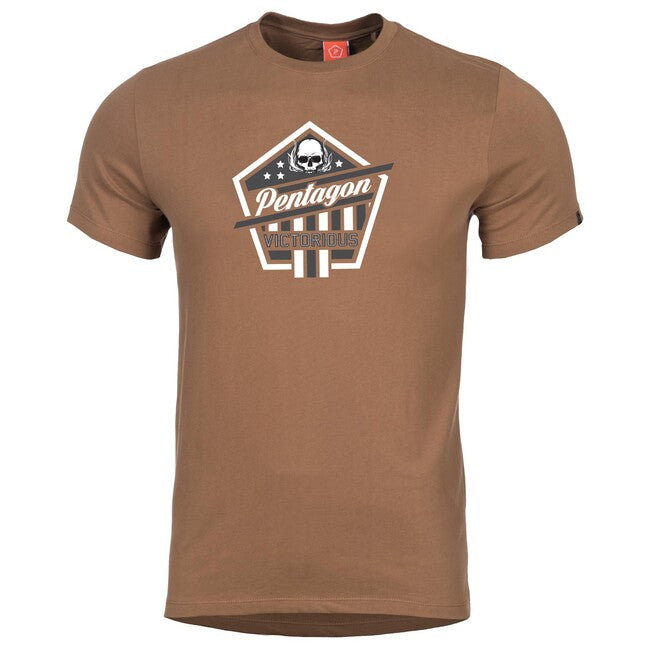 Pentagon kurz T-Shirt Ageron Victorious, Coyote