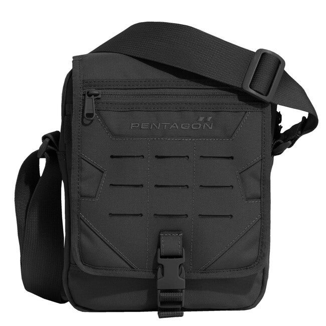 Pentagon Tasche cez rameno Messenger, schwarz