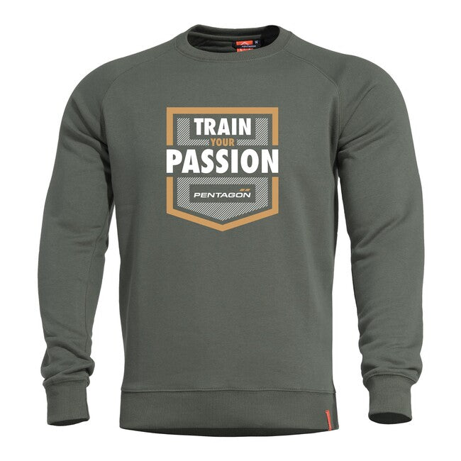 Pentagon Sweatshirt Hawk TP, camo green