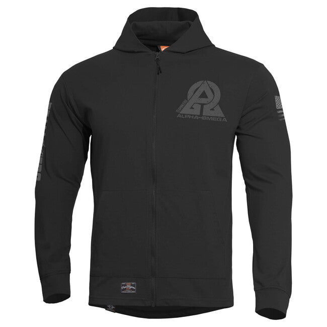 Pentagon Sweatshirt na zips Agis Instructor Zero 165g/m2, schwarz