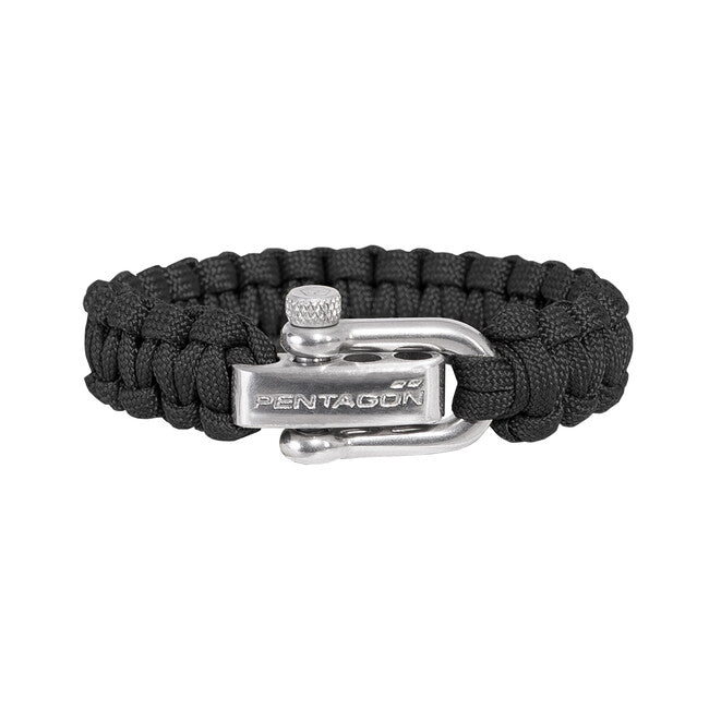 Pentagon Armband paracord, schwarz