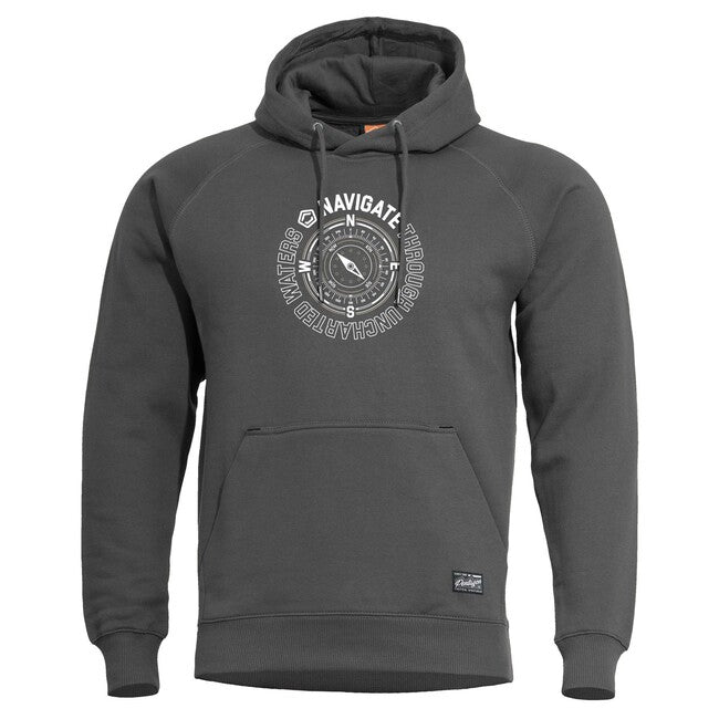 Pentagon Herren- Kapuzenpullover Navigate, grau