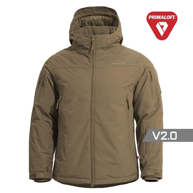 Pentagon Herren- Winterjacke LCP V2.0 Primaloft, coyote