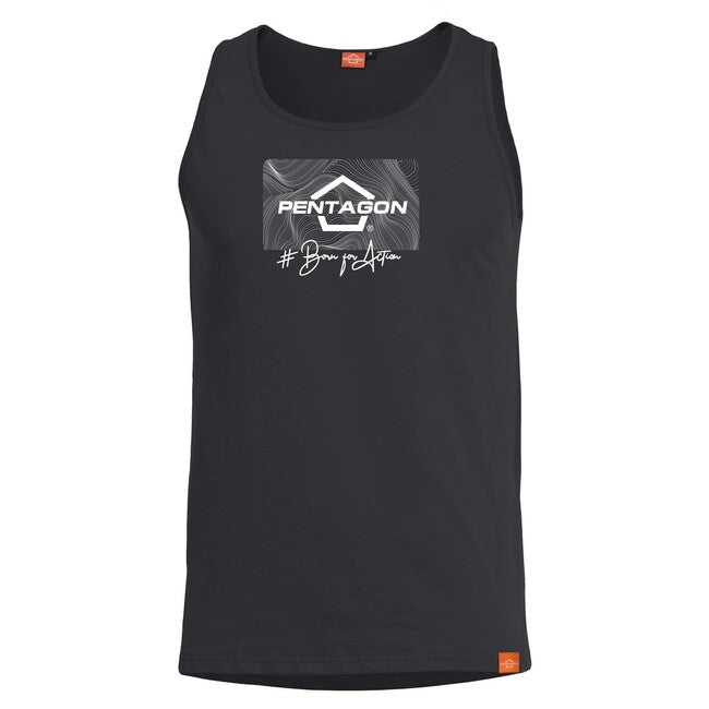 Pentagon Herren-Tanktop Astir Contour, schwarz