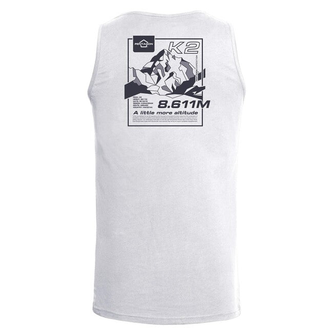 Pentagon Tanktop Astir K2 Mountain, weiß