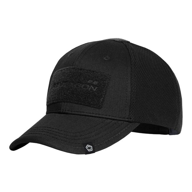 Pentagon Cap Raptor Twill/Mesh, schwarz