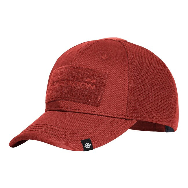 Pentagon Cap Raptor Twill/Mesh, red, rot