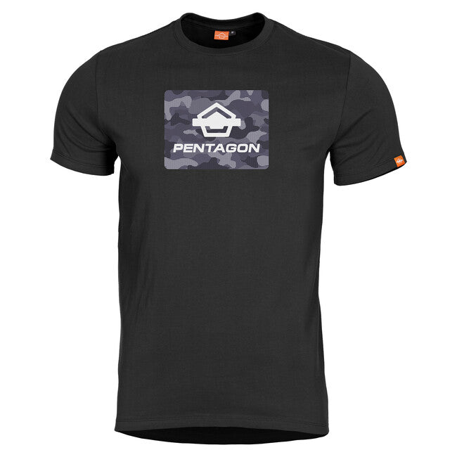 Pentagon T-Shirt Spot Camo, schwarz