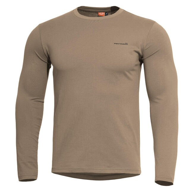 Pentagon T-Shirt Langarm Ageron 2.0, coyote