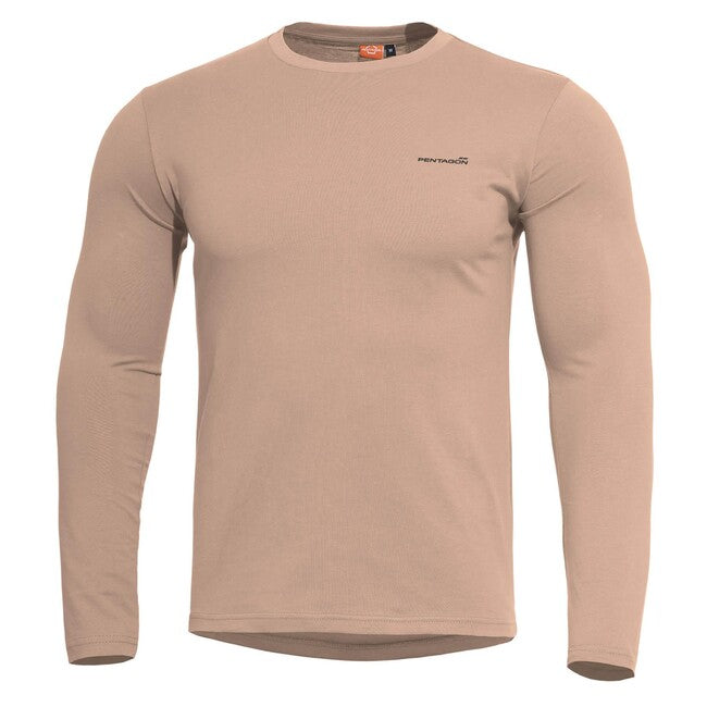 Pentagon T-Shirt Langarm Ageron 2.0, khaki
