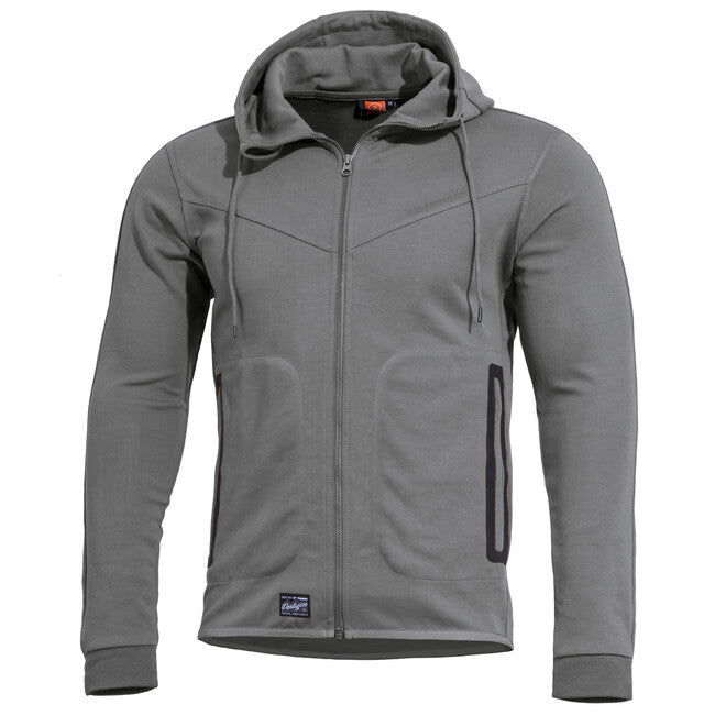 Pentagon Herren- Kapuzenpullover Pentathlon 20, Wolf Grey
