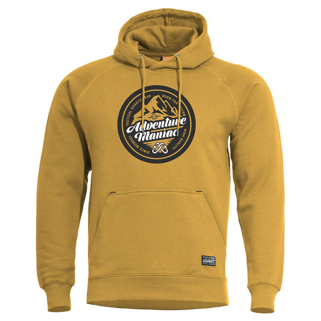 Pentagon Herren- Kapuzenpullover Phaeton Hood Adventure Maniac, tuscan yellow