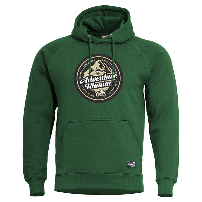 Pentagon Phaeton Hood herren-Kapuzenpullover, springbok grün