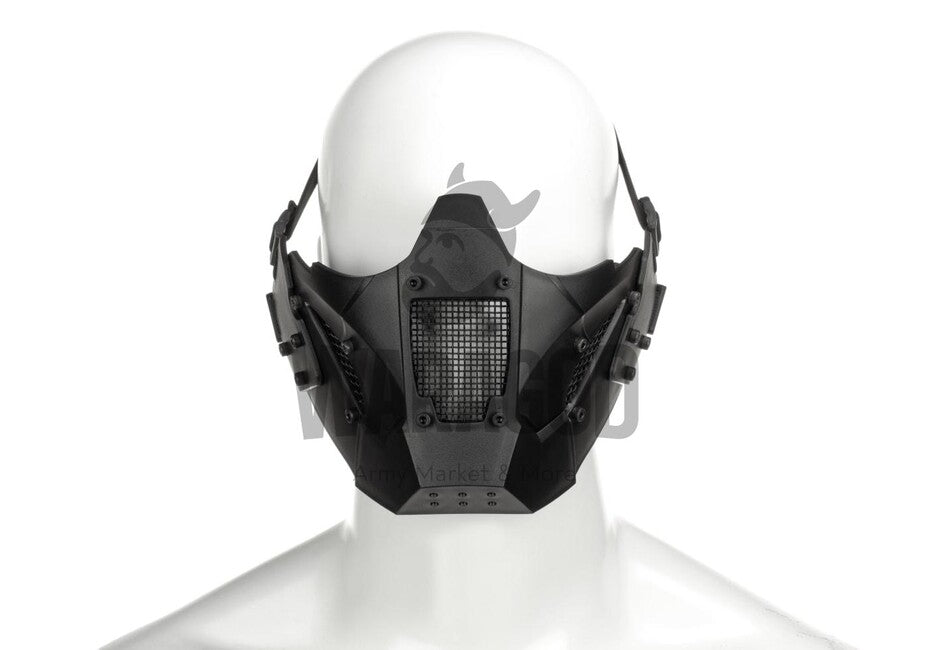 Pirate Arms Warrior Halbmaske für Form, schwarz