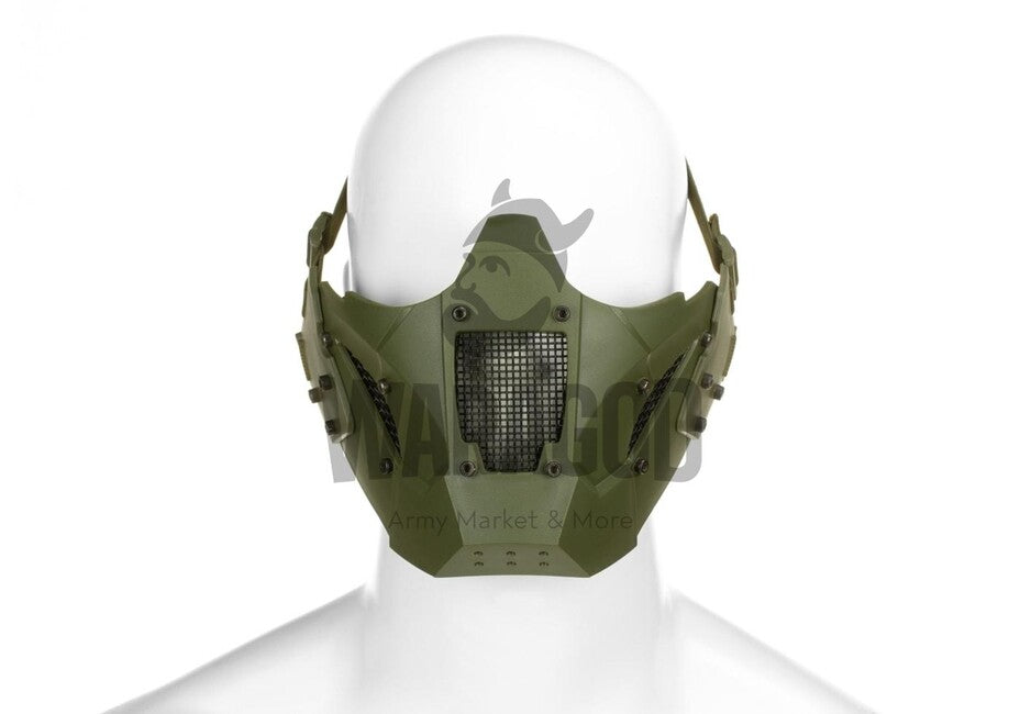 Pirate Arms Warrior Halbmaske für Form, oliv