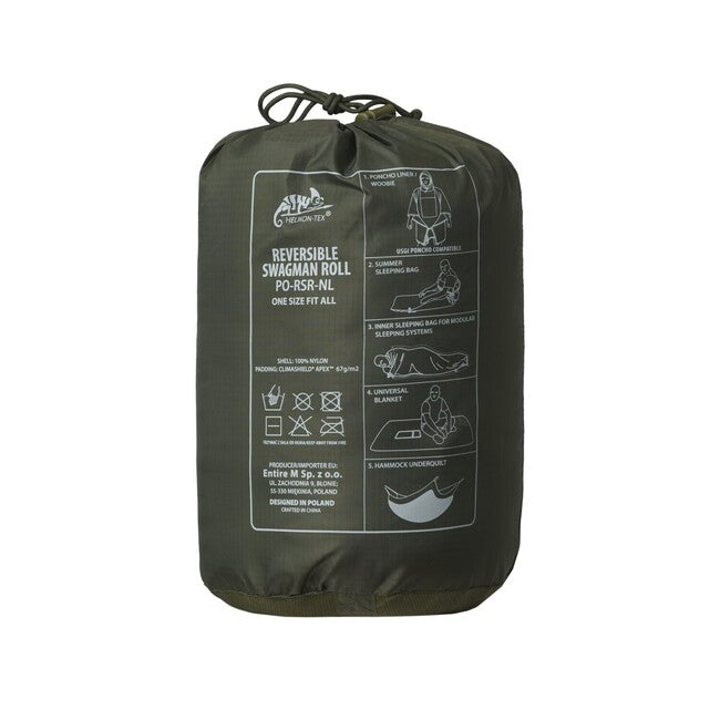 Helikon-Tex SWAGMAN ROLL Reversible Poncho, Pencott Wildwood / Pencott Snowdrift