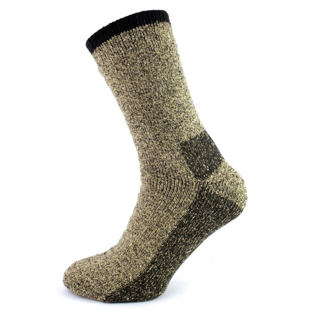 O&T Socken Polar 2-vrstvove termo 1 par, khaki