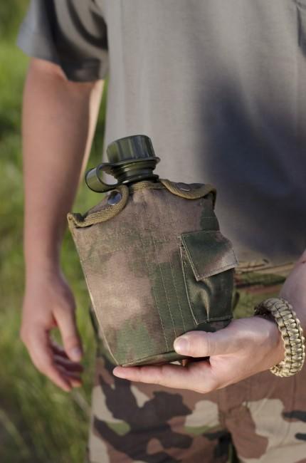Victory US Feldflasche Muster HDT camo FG 1l