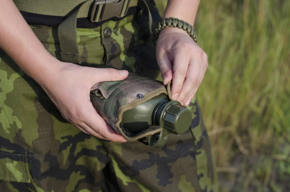 Victory US Feldflasche Muster HDT camo FG 1l