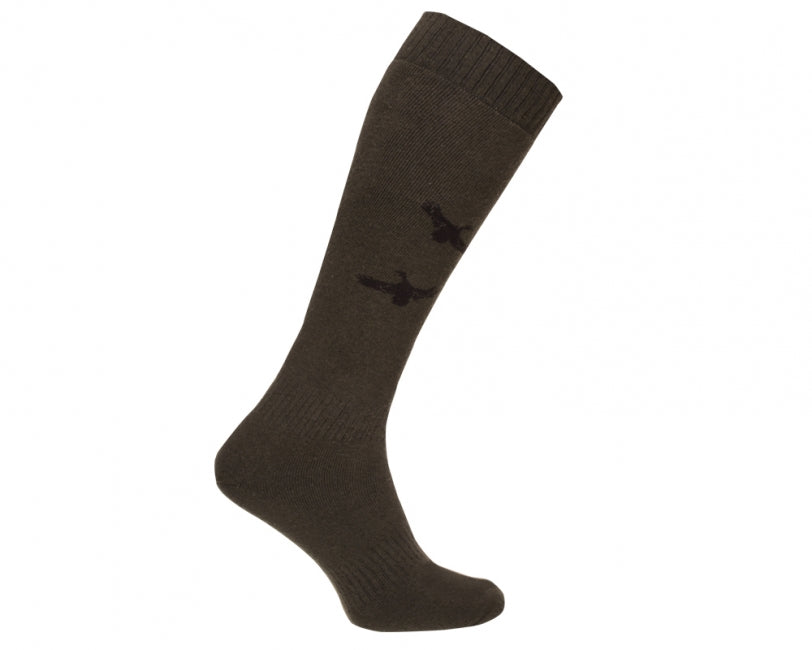 O&T Socken polovnicke vysoke 3 pary, oliv