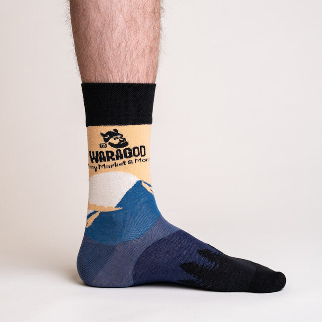 WARAGOD Stromper Outdoor socken, schwarz